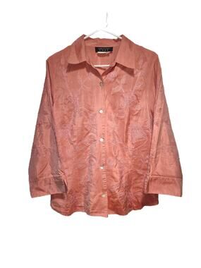 Christina Hope Women's Button Up Shirt Size 14W (Large)